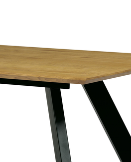 Jídelní stoly Jídelní stůl LATICORN 160x90 cm, dub divoký