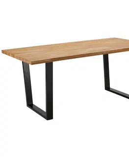 Jídelní stoly Stůl z masivu Kayla 180x90 Cm