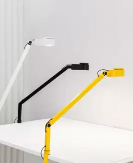 Stolní lampy do kanceláře FARO INVITING stolní lampa s klipem, bílá