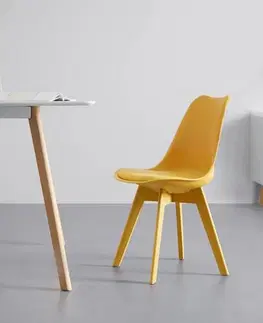 Židle do jídelny Židle Mia Žlutá