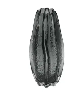 Vázy Váza Anemos 14x30cm grey black