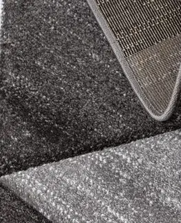 Koberce a koberečky Dywany Lusczow Kusový koberec ALTER Rino trojúhelníky šedý, velikost 120x170