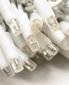 LED řetězy DecoLED LED světelný řetěz - 100m, 2000 modrých diod, bílý kabel