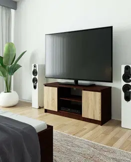 TV stolky Ak furniture TV stolek Tonon 120 cm venge/sonoma