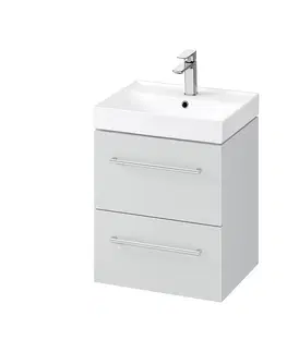Koupelnový nábytek CERSANIT Umyvadlová skříňka LARGA 50X39 šedá S932-069