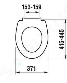 WC sedátka JIKA Zeta WC sedátko, duroplast, SlowClose, bílá H8932760000001