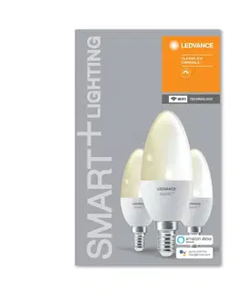 Chytré žárovky LEDVANCE SMART+ LEDVANCE SMART+ WiFi E14 5W svíčka 2 700K 3ks