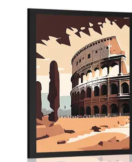 Paříž Plakát Koloseum v Římě