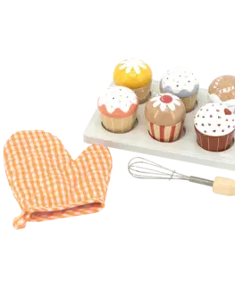 Hračky TRYCO - Dřevěný Cupcake Set