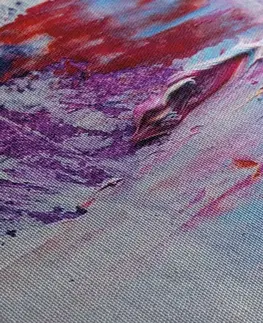 Abstraktní obrazy Obraz fialová textura