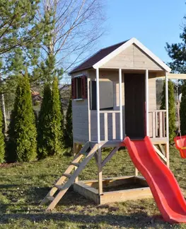 Dětské hřiště ArtWD Dětský zahradní domek s hřištěm CHILDHOOD