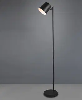 Stojací lampy Reality Leuchten LED stojací lampa Blake s baterií, stmívač, černá