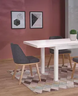 Jídelní stoly HALMAR Rozkládací jídelní stůl Tiaro bílý