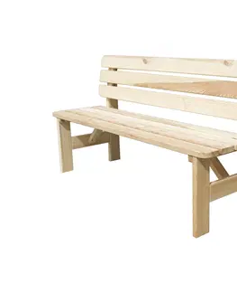 Lavice dřevěné ArtRoja Zahradní lavice VIKING | 150 cm