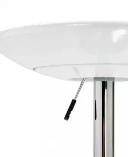 Barové stolky Barový stůl Ø 60 cm Dekorhome Bílá