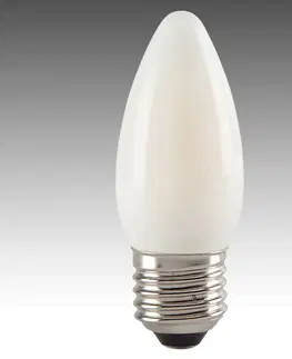 LED žárovky Sylvania LED svíčka žárovka E27 4,5W 827 satinovaná