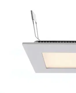 LED podhledová svítidla Light Impressions Deko-Light stropní vestavné svítidlo LED Panel Square 8 18-19V DC 7,00 W 2700 K 570 lm 110 mm stříbrná 565153