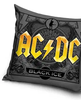 Povlečení Carbotex Povlak na polštářek AC/DC Black Ice Tour, 40 x 40 cm