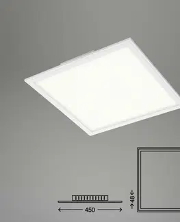 LED stropní svítidla BRILONER CCT svítidlo LED panel, 45 cm, 2400 lm, 24 W, bílé BRILO 7179-016