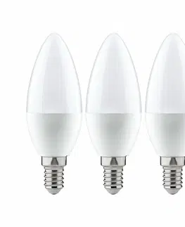 LED žárovky Paulmann LED svíčka 5,5W E14 teplá bílá 3ks-sada 285.38 P 28538