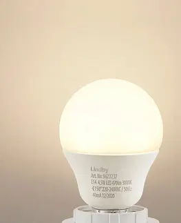 LED žárovky Lindby Lindby LED žárovka E14 G45 4,5W 3000K opál 2ks
