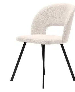Židle Hector Designová jídelní židle Caspian bílá
