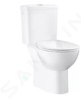 Záchody GROHE Bau Ceramic WC kombi set s nádržkou a sedátkem softclose, alpská bílá 39347000