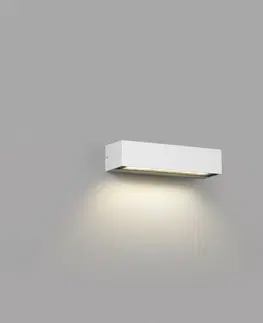 LED venkovní nástěnná svítidla FARO LAKO nástěnná lampa, bílá