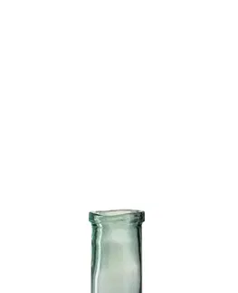 Dekorativní vázy Skleněná zelená váza Vase  Virgine M - Ø  12*28 cm J-Line by Jolipa 4227