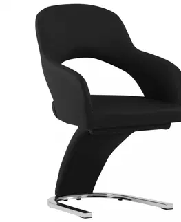 Židle Jídelní židle 4 ks umělá kůže / chrom Dekorhome Vínová