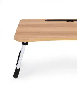 Jídelní stoly MODERNHOME Stojan na notebook Modo 60x40 cm hnědý