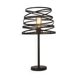 Industriální stolní lampy ACA Lighting Avantgarde stolní svítidlo KS1538TB
