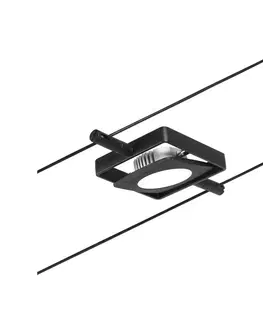 Jednotlivé lampy Paulmann Paulmann Wire MacLED spot pro lankový systém černá