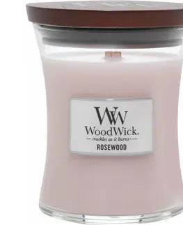 Svíčky Vonná svíčka WoodWick malá - Rosewood