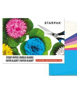 Hračky STARPAK - Papír krepový jemný 20ks/A4