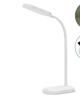 Lampy  B.V.  - LED Stmívatelná stolní lampa s bezdrátovým nabíjením LED/2,5W/5V bílá 