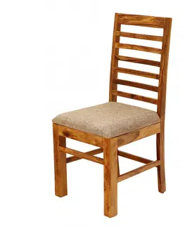 Židle Židle Rami s polstrovaným sedákem z indického masivu palisandr / sheesham