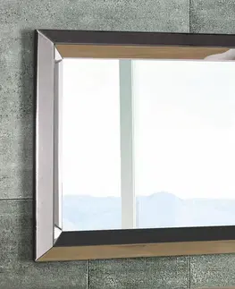 Luxusní a designová zrcadla Estila Moderní stříbrné zrcadlo v obdélníkovém tvaru Fjordar 120cm