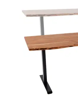 Psací stoly LuxD Výškově nastavitelný psací stůl Massive 160 cm akácie