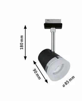 Svítidla Paulmann URail PAULMANN URail LED-spot Cone max 15 W černá mat/chrom kov/umělá hmota GU10 969.25