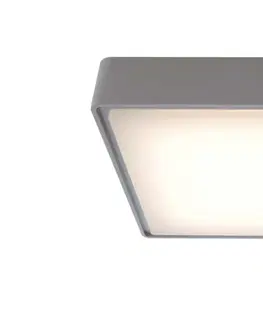 LED venkovní stropní svítidla Light Impressions KapegoLED stropní přisazené svítidlo Quadrata I 220-240V AC/50-60Hz 10,00 W 3000 K 680 lm 220 mm šedá 348011