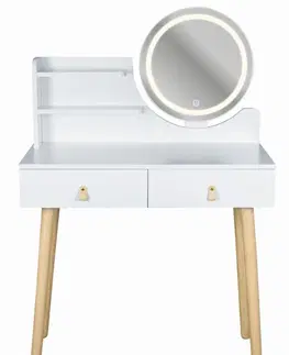 Toaletní stolky ArtJum Toaletní stolek SCANDI 3 LED | CM-254145