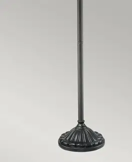 Stojací lampy QUOIZEL Stojací lampa Larissa stínidlo v designu Tiffany