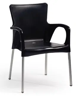 Židle Jídelní křeslo ANA Rojaplast Černá