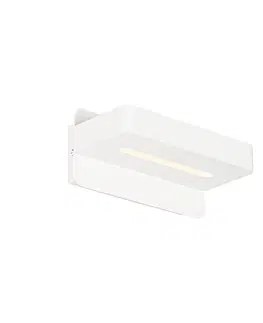 Nastenna svitidla Moderní nástěnné svítidlo bílé včetně LED s USB - Ted