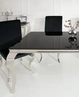 Jídelní stoly Jídelní stůl ZETHOS Dekorhome Bílošedý mramor