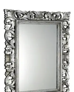 Koupelnová zrcadla SAPHO SCULE zrcadlo ve vyřezávaném rámu 70x100cm, stříbrná IN156