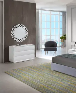 Luxusní a stylové postele Estila Moderní čalouněná manželská postel Margot se sivým prošíváním a s úložným prostorem 150-180cm