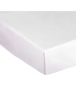 Prostěradla Bavlněné prostěradlo, Bílé, 240 x 280 cm