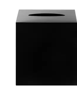 Koupelnový nábytek BLOMUS Box na papírové kapesníky nerezový černý
